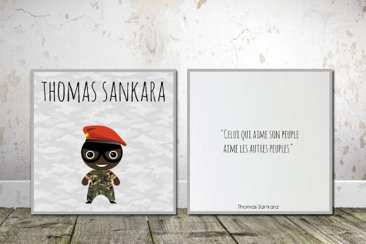 2 toiles Afro-History - Thomas SANKARA
