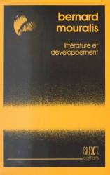 Littérature et développement de Bernard Mouralis