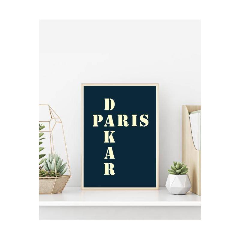 Affiche Paris Dakar