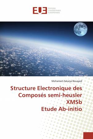 Structure Electronique des Composés semi-heusler XMSb Etude Ab-initio