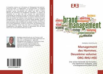 Management des Hommes. Deuxième volume: ORG-RHU-HSE