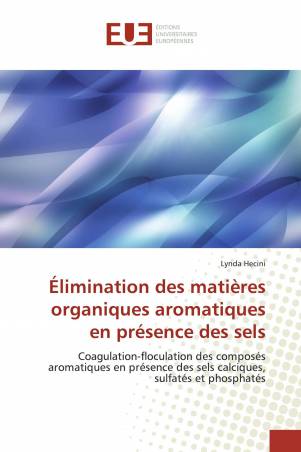 Élimination des matières organiques aromatiques en présence des sels