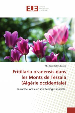 Fritillaria oranensis dans les Monts de Tessala (Algérie occidentale)
