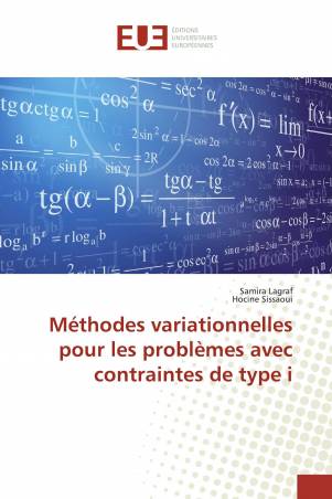 Méthodes variationnelles pour les problèmes avec contraintes de type i