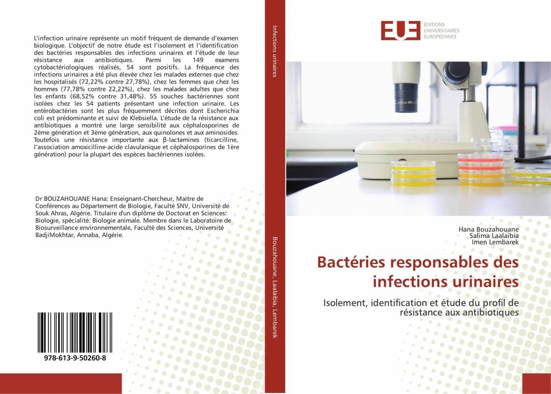 Bactéries responsables des infections urinaires