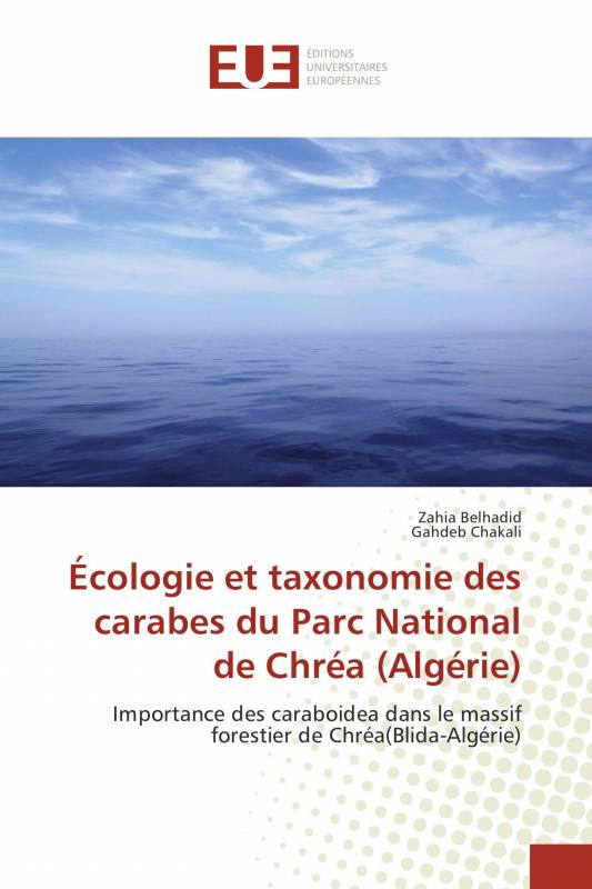 Écologie et taxonomie des carabes du Parc National de Chréa (Algérie)