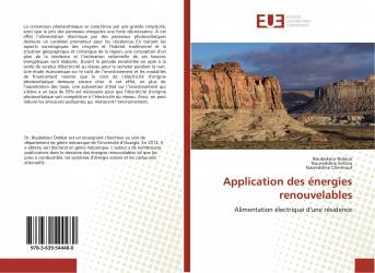 Application des énergies renouvelables