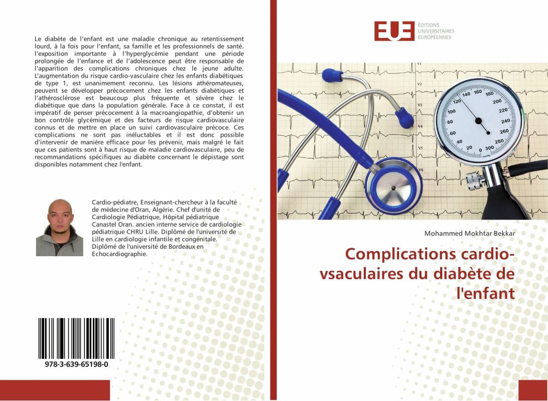 Complications cardio-vsaculaires du diabète de l'enfant