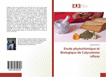 Etude phytochimique et Biologique de Calycotome villosa