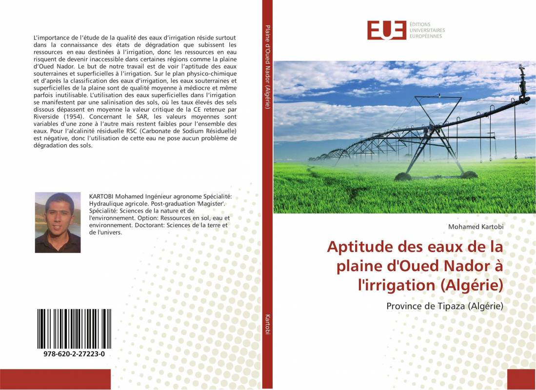 Aptitude des eaux de la plaine d'Oued Nador à l'irrigation (Algérie)