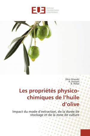 Les propriétés physico- chimiques de l’huile d’olive