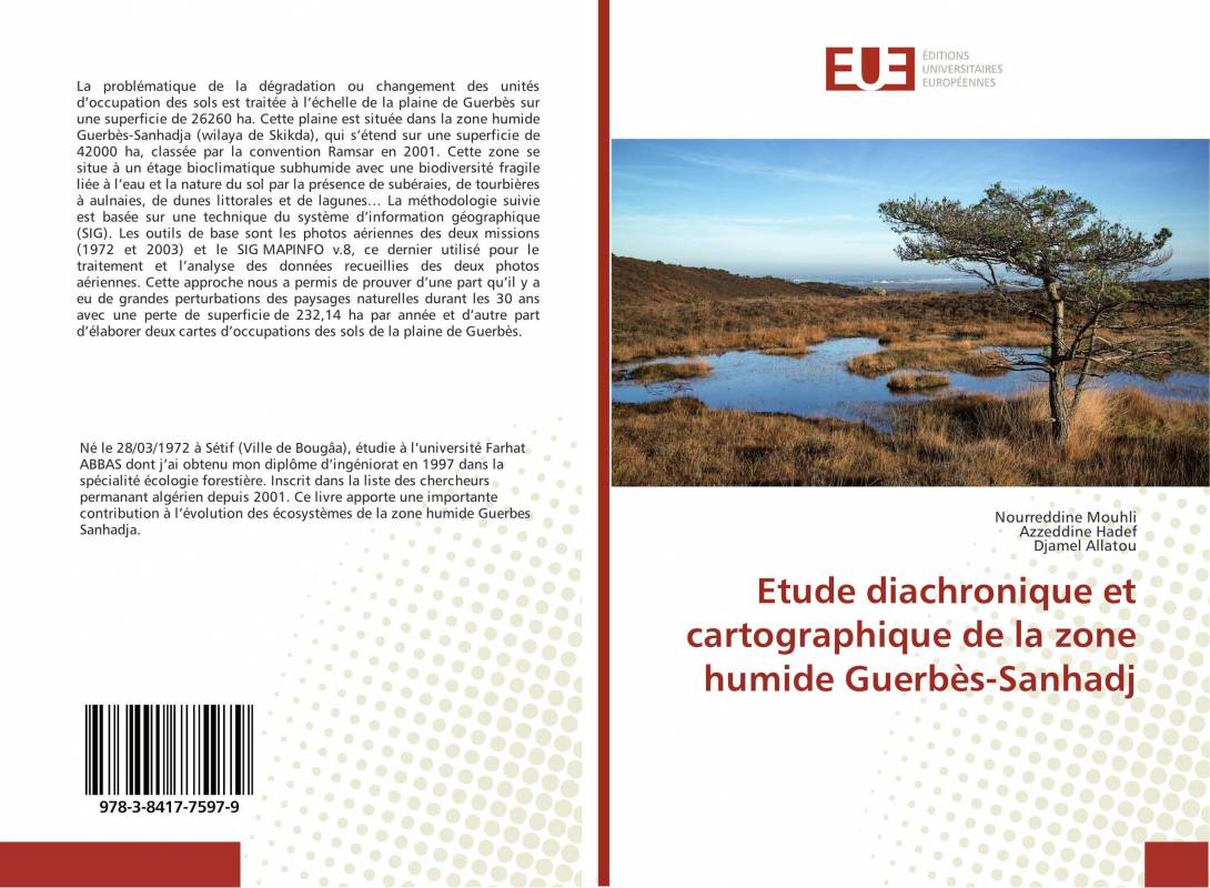 Etude diachronique et cartographique de la zone humide Guerbès-Sanhadj