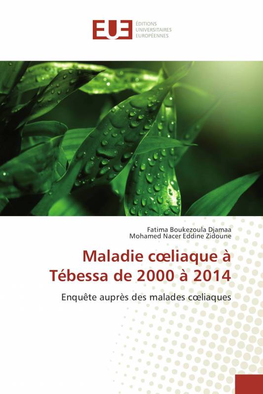 Maladie cœliaque à Tébessa de 2000 à 2014