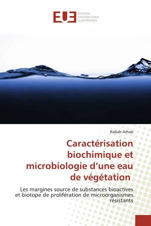 Caractérisation biochimique et microbiologie d’une eau de végétation