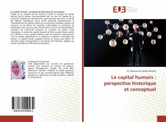 Le capital humain : perspective historique et conceptuel