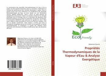 Propriétés Thermodynamiques de la Vapeur d'Eau & Analyse Exergétique