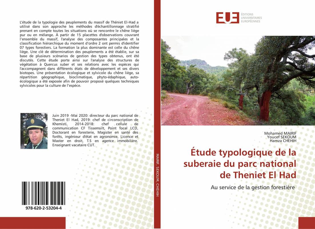 Étude typologique de la suberaie du parc national de Theniet El Had