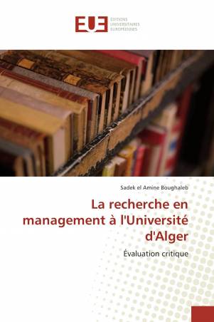 La recherche en management à l'Université d'Alger
