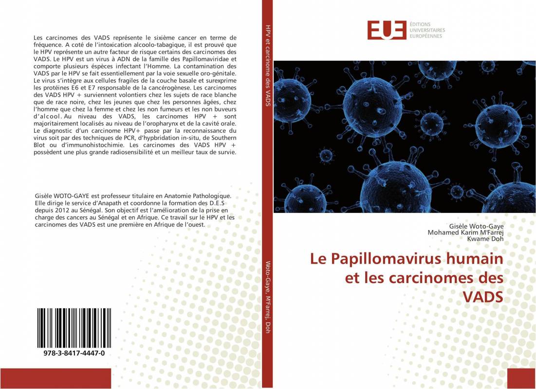 Le Papillomavirus humain et les carcinomes des VADS