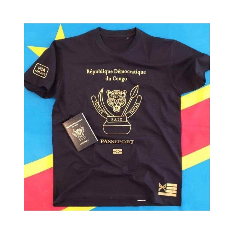 T-shirt PASSEPORT République Démocratique du Congo