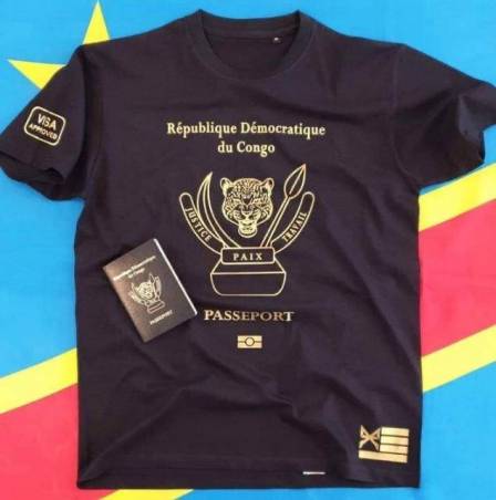 T-shirt PASSEPORT République Démocratique du Congo