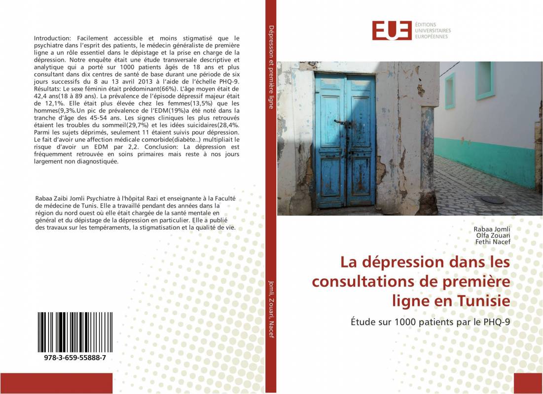 La dépression dans les consultations de première ligne en Tunisie