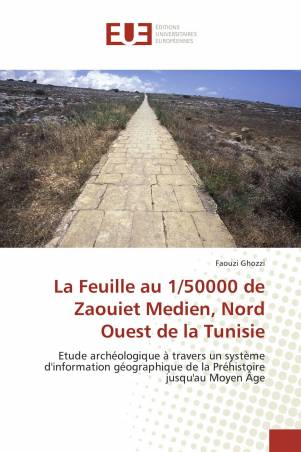 La Feuille au 1/50000 de Zaouiet Medien, Nord Ouest de la Tunisie