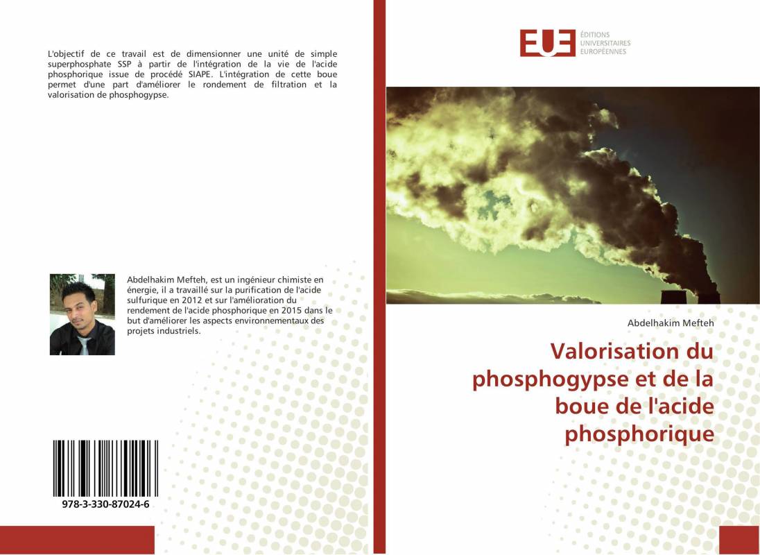 Valorisation du phosphogypse et de la boue de l'acide phosphorique