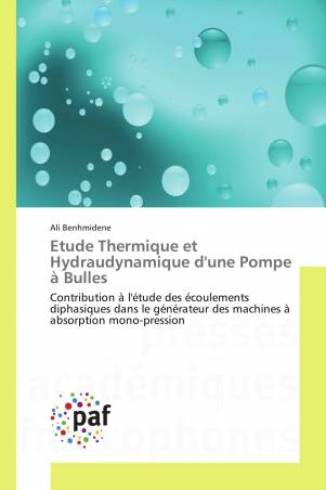 Etude Thermique et Hydraudynamique d'une Pompe à Bulles