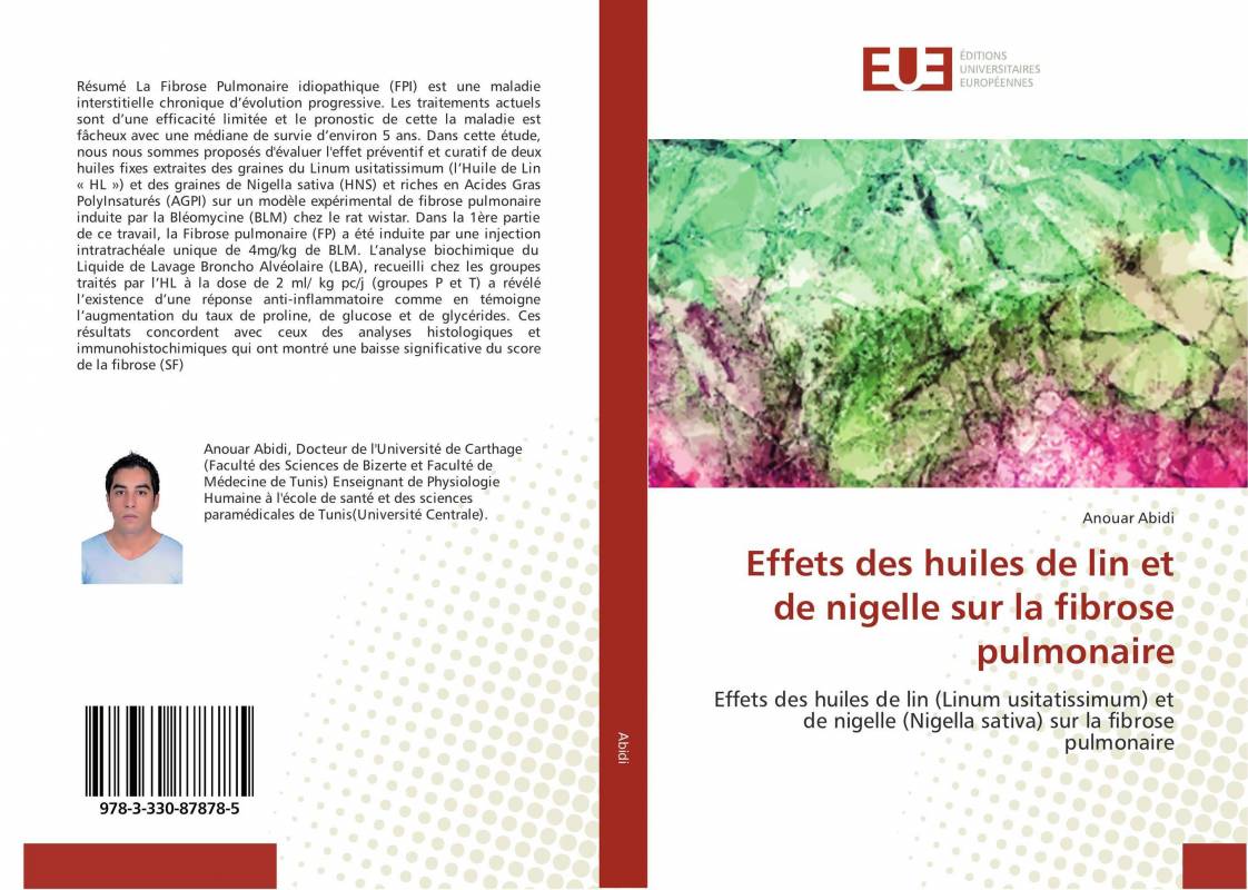 Effets des huiles de lin et de nigelle sur la fibrose pulmonaire