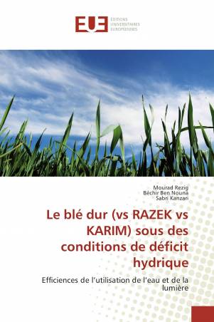 Le blé dur (vs RAZEK vs KARIM) sous des conditions de déficit hydrique