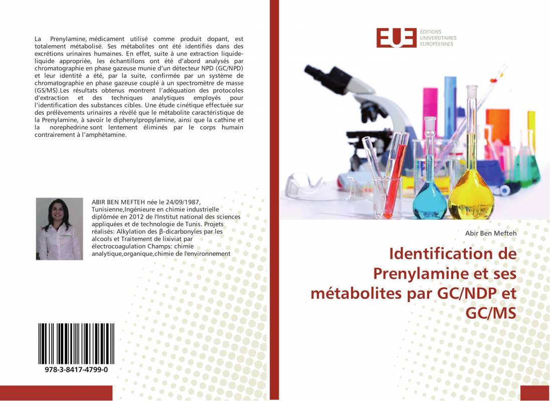 Identification de Prenylamine et ses métabolites par GC/NDP et GC/MS