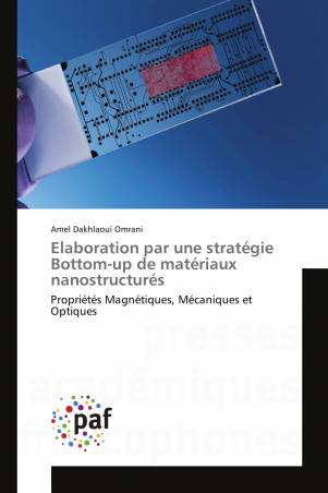 Elaboration par une stratégie Bottom-up de matériaux nanostructurés