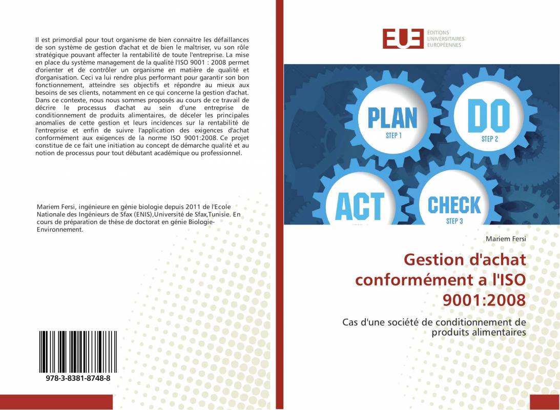 Gestion d'achat conformément a l'ISO 9001:2008