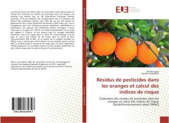 Résidus de pesticides dans les oranges et calcul des indices de risque