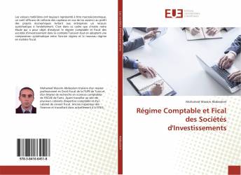 Régime Comptable et Fical des Sociétés d'Investissements
