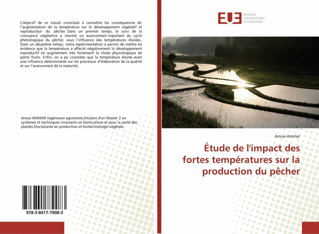 Étude de l'impact des fortes températures sur la production du pêcher