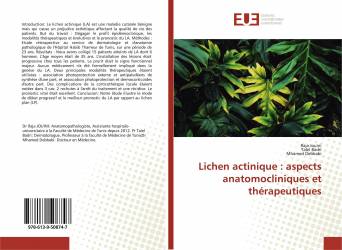 Lichen actinique : aspects anatomocliniques et thérapeutiques