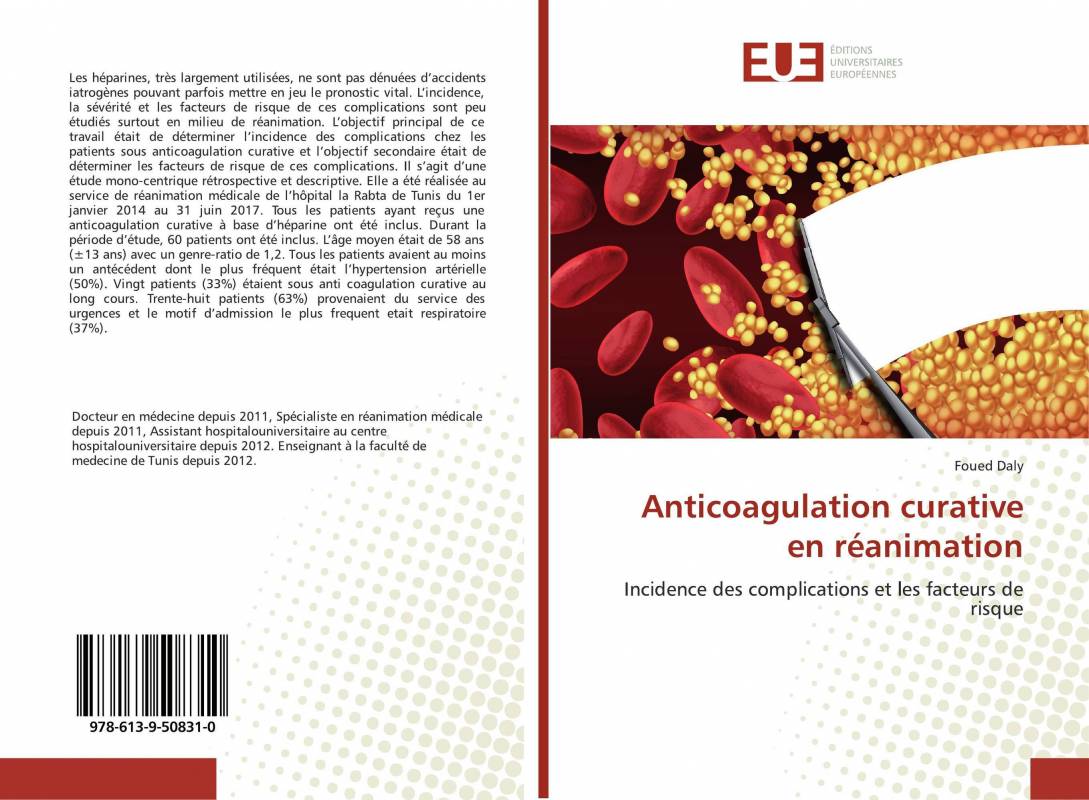 Anticoagulation curative en réanimation