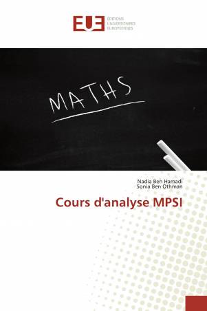 Cours d'analyse MPSI