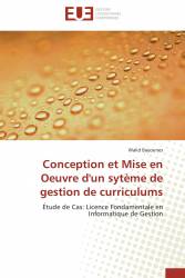 Conception et Mise en Oeuvre d'un sytème de gestion de curriculums