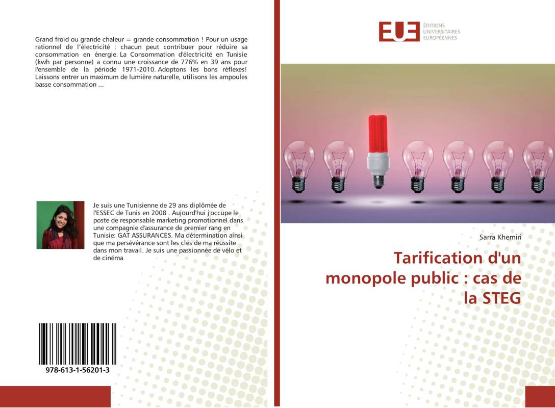 Tarification d'un monopole public : cas de la STEG