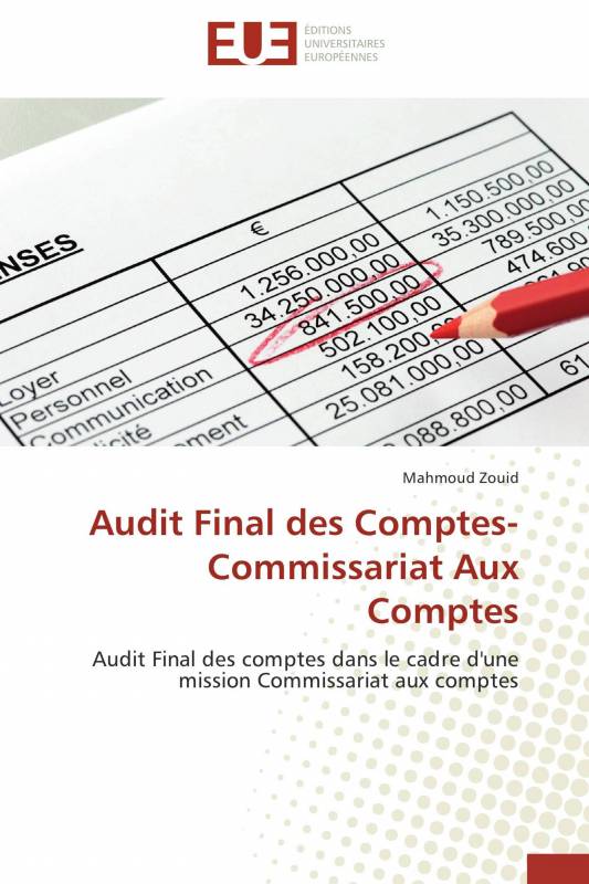 Audit Final des Comptes-Commissariat Aux Comptes
