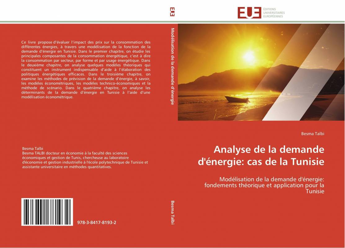 Analyse de la demande d'énergie: cas de la Tunisie