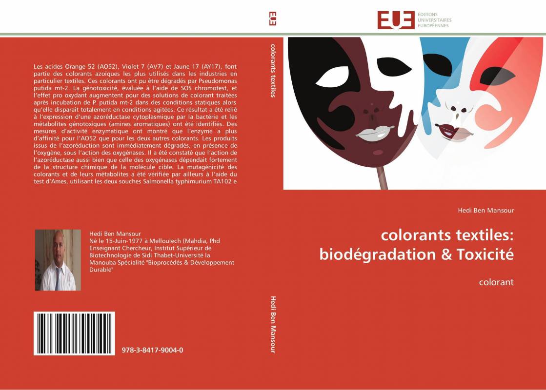 colorants textiles: biodégradation & Toxicité