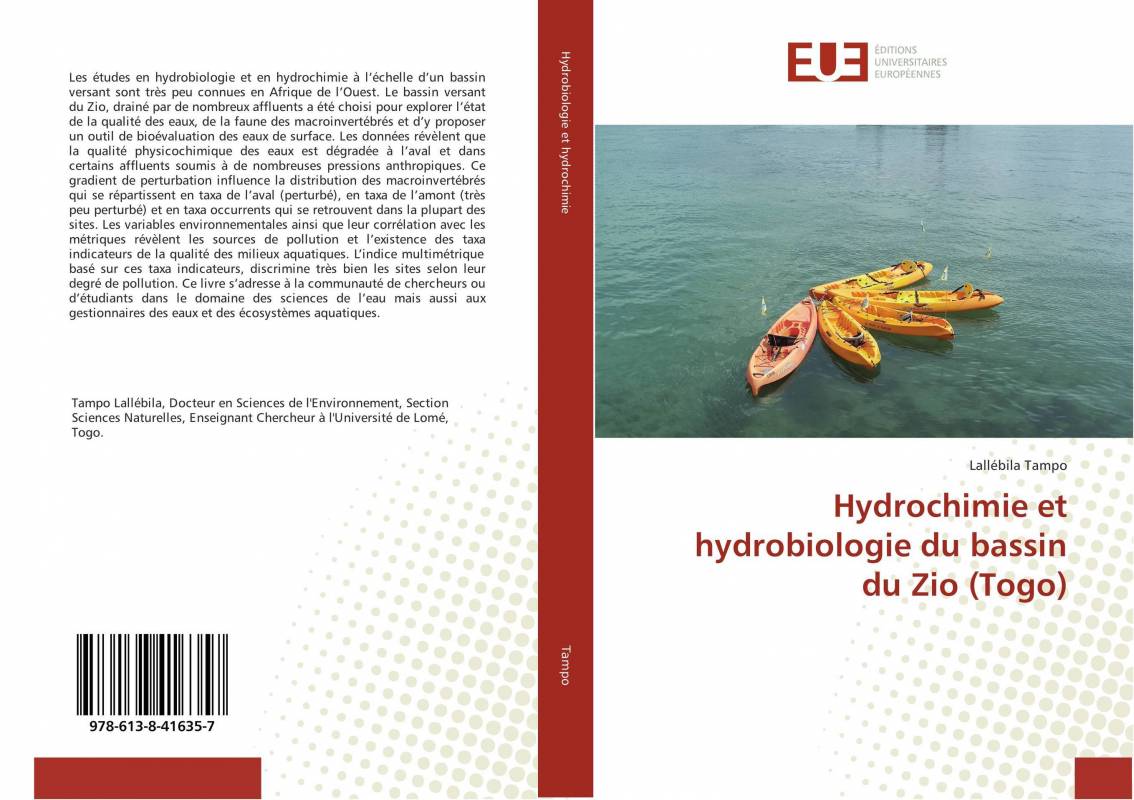 Hydrochimie et hydrobiologie du bassin du Zio (Togo)