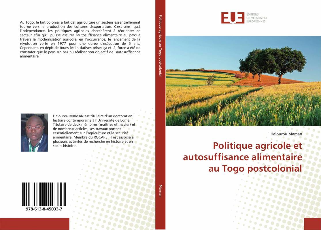 Politique agricole et autosuffisance alimentaire au Togo postcolonial