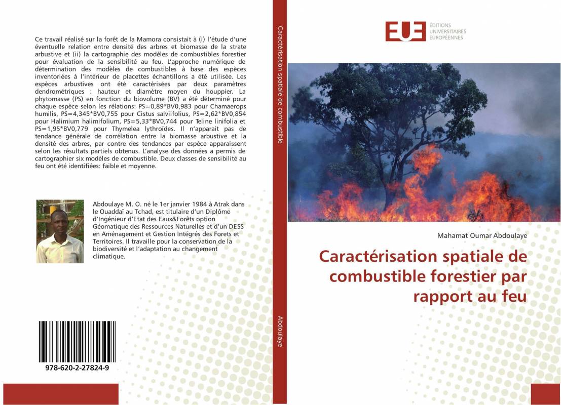 Caractérisation spatiale de combustible forestier par rapport au feu
