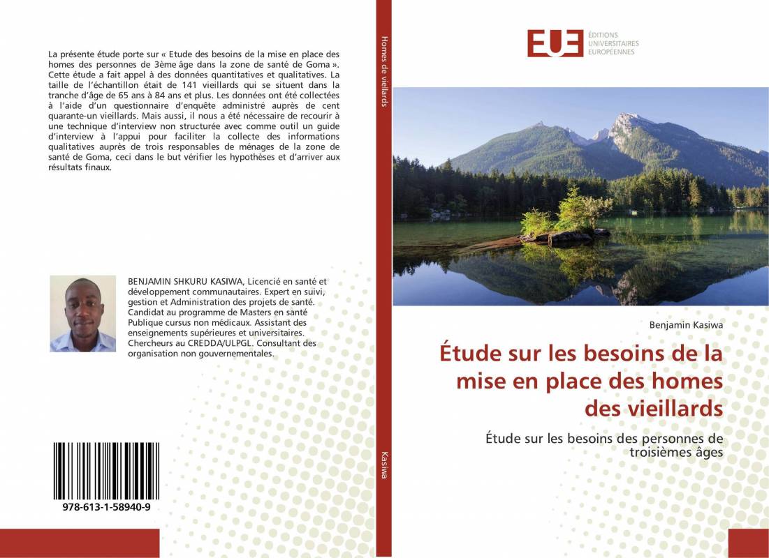 Étude sur les besoins de la mise en place des homes des vieillards