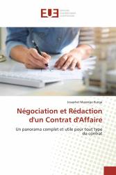 Négociation et Rédaction d'un Contrat d'Affaire